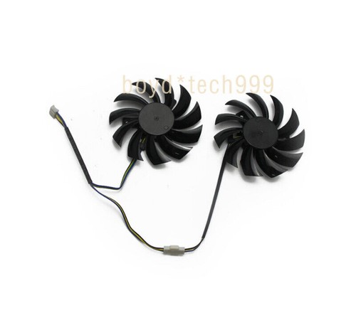PLD08010S12HH 2psc 75MM Cooler Fan For MSI GeForce GTX 580 570 560 560Ti 465 - Picture 4 of 5