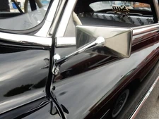RECTANGLE LONG ARM PEEP MIRROR SIDE MIRROR HOT RODS CUSTOM  C5003 1 PIECE