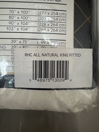 Royal Heritage Collection 100% Cotton Flannel King Fitted Sheet Made in Portugal - Picture 4 of 10