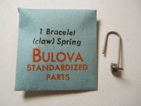 Bulova 1958 American Canadian Girl Watch Replacement Part Bracelet Claw Spring Bulova 1958 American Canadian Girl Watch Replacement Part Bracelet Claw Spring