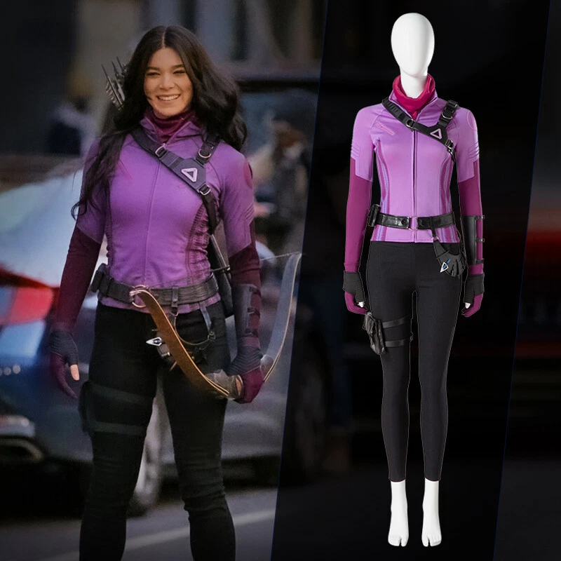 Superhero Female Hawkeye Kate Bishop Cosplay Costume Women Outfit Halloween