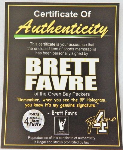 Green Bay Packers Brett Favre and Bart Starr Signed FS Authentic Helmet TRISTAR - Picture 7 of 9