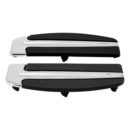 Chrome Driver Floorboard Footboard Inserts For Harley Road Electra Glide 86-2025 - Picture 13 of 17