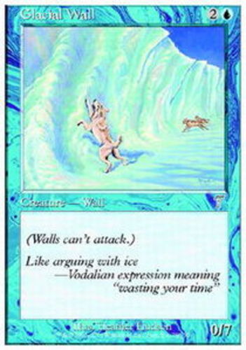 MTG magic cards 1x Glacial Wall 7th Edition Light Play, English - Picture 1 of 1