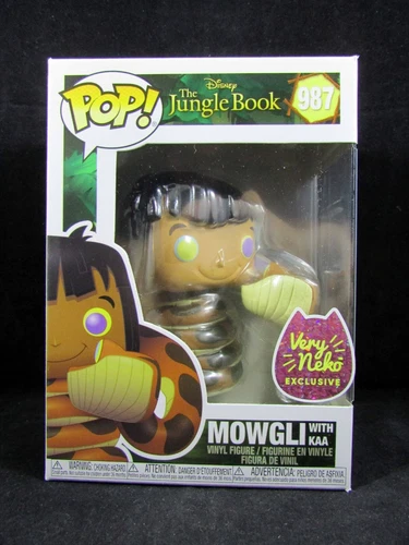 Funko Pop Disney 987 Jungle Book Mowgli with Kaa Very Neko