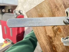 Vintage IVES WAY CAN SEALER- Complete Bench Mount - Model 500