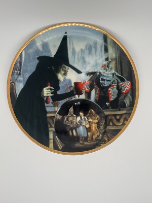 The Hamilton Collection plate Wizard of Oz The Witch Casts a Spell 1988 READ