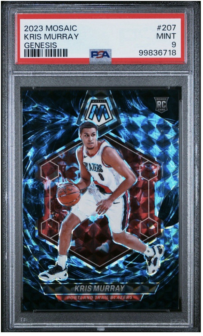 2023-24 Panini Mosaic - Genesis #207 Kris Murray (RC) SSP Case Hit