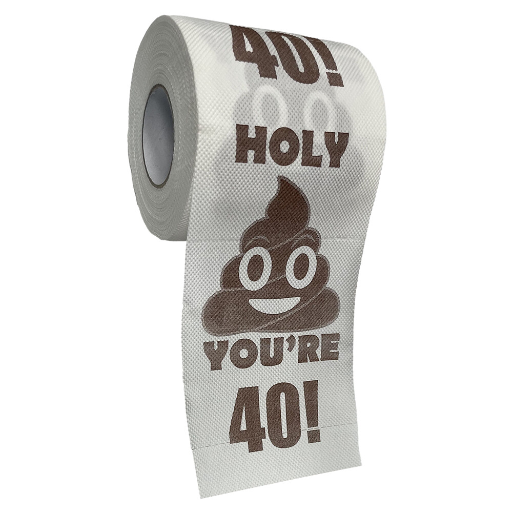 Poop Ebay Poop Printed Toilet Roll Birthday Gifts for Women and Men (40th ...
