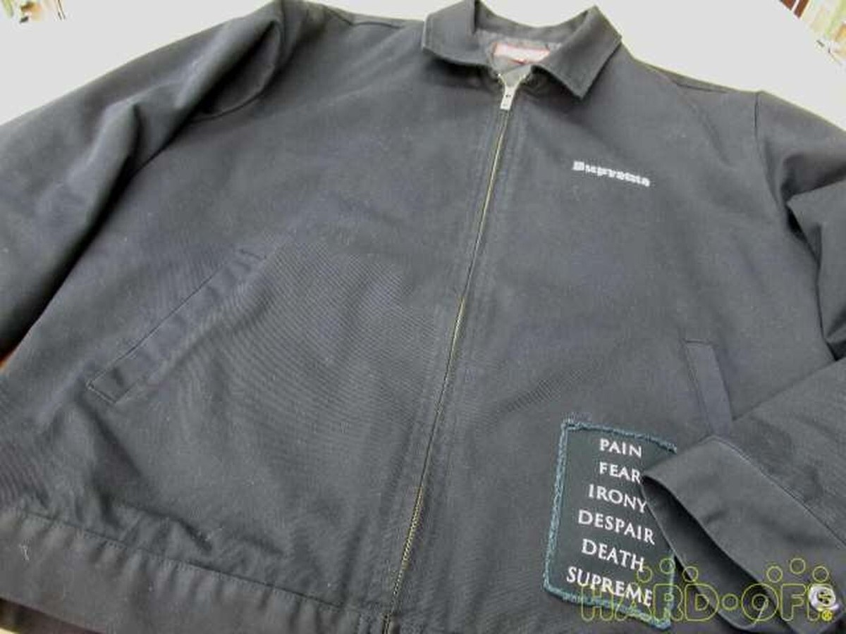 SUPREME The Crow Collaboration Work Jacket Black 21FW WEEK4 SUPREME The Crow Collaboration Work Jacket Black 21FW WEEK4