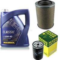 MANN-FILTER Inspektionspaket 5L Mannol Classic 10W-40 FüR Vw Transporter Iv Bus