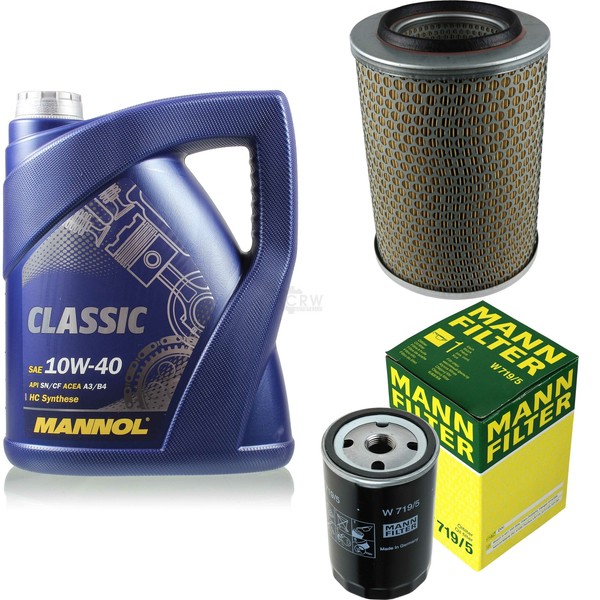 MANN-FILTER Inspektionspaket 5L Mannol Classic 10W-40 FüR Vw Transporter Iv Bus-image
