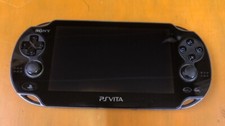 Playstation vita 3G / Wi-Fi model CRISTAL BLACK PCH-1100 japan 1000 series OLED