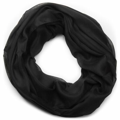Unifarbener Loop Schlauchschal, einfarbig, weich, leicht, Tuch, Schal Unisex