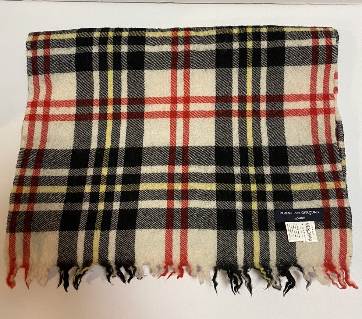 Comme des Garçons Homme Plus muffler Conne des Garcons Homme Large Muffler | eBay