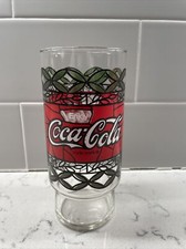 Vintage Enjoy Coca-Cola Tiffany Style Staine...