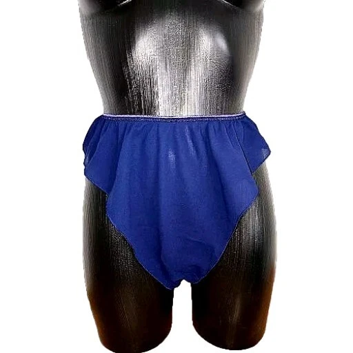 Cotton Club exklusiver Slip in Dunkelblau Tüll Gr. 38 Luxus Neu - Bild 2 von 4