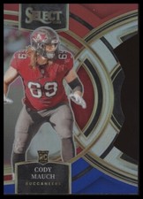2023 Panini Select #133 Cody Mauch Black and Red Prizms Die Cuts