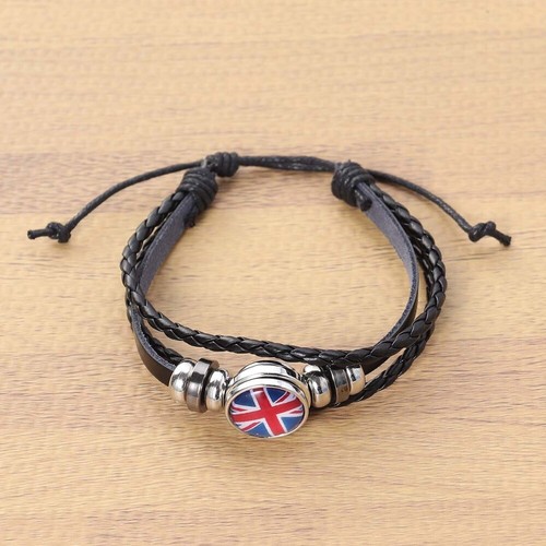 1PC Stylish Bracelets Jewellery Union Jack Flag Bracelets National Flag Bracelet - Picture 2 of 11