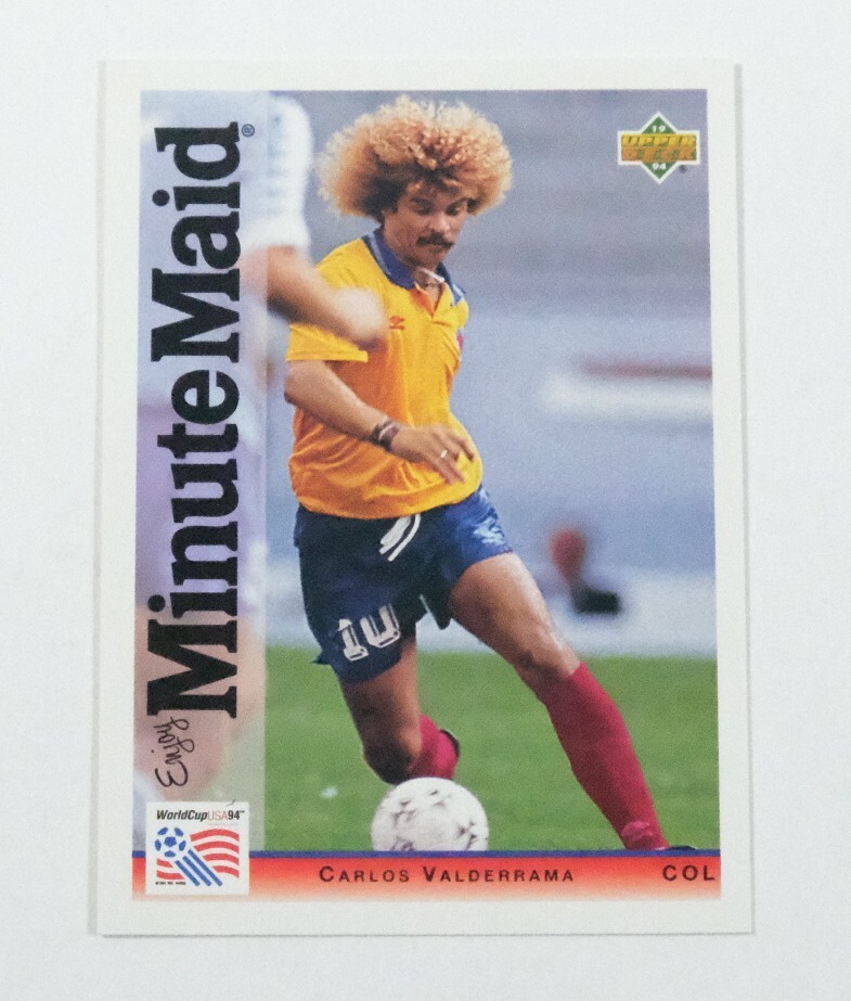 1994 Upper Deck World Cup Minute Maid #2 Carlos Valderrama