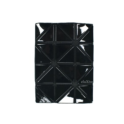 NWT $290 Baobao Issey Miyake Black Geometric Mini PVC Bifold