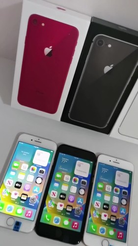 Apple iPhone 8 64GB 128GB 256GB iOS Unlocked 4G 4.7" Smart Phone - Video 1 van 1