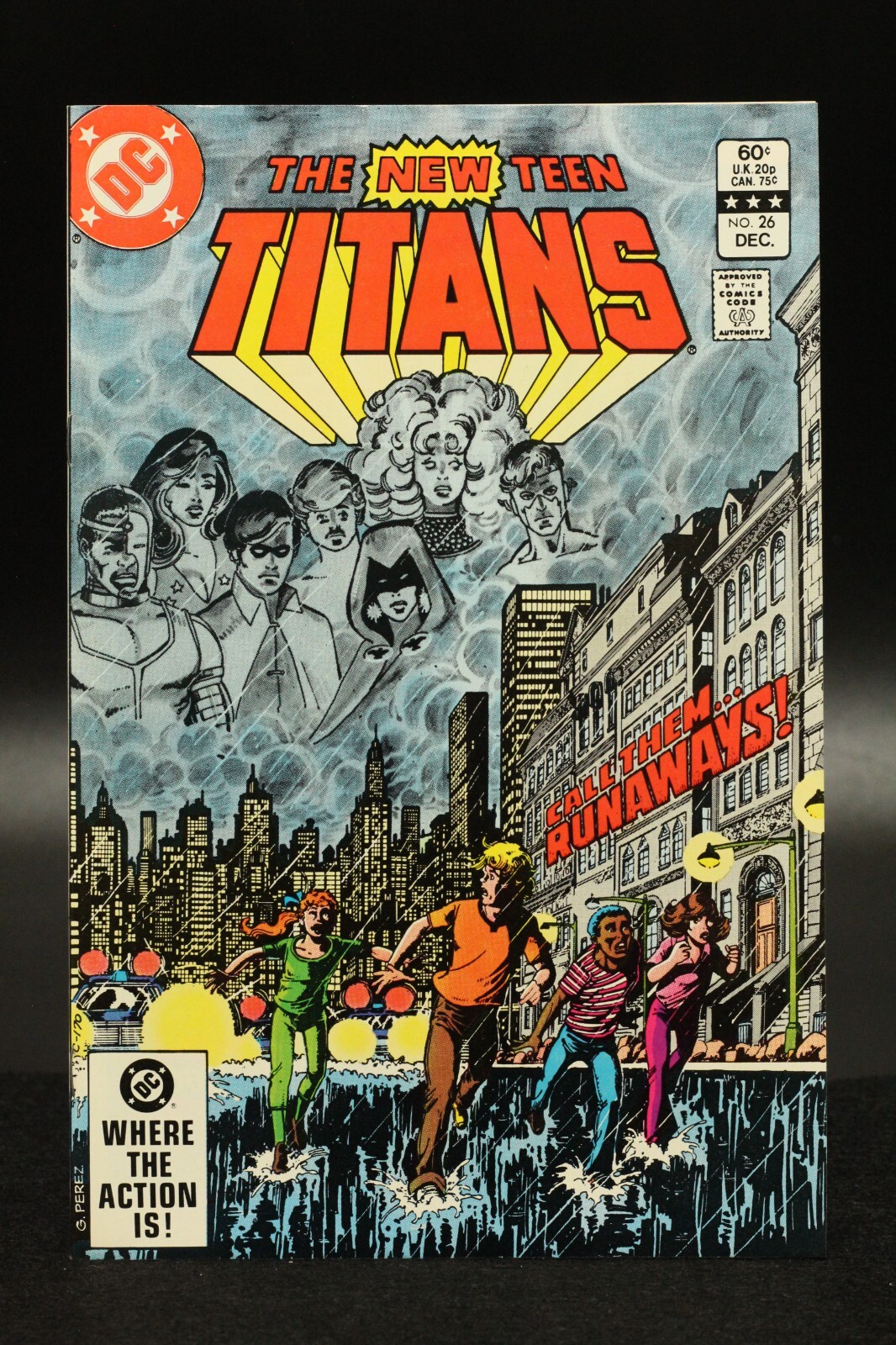 New Teen Titans (1980) #26 George Perez Cover/Art 1st App Terra Tara Markov NM-