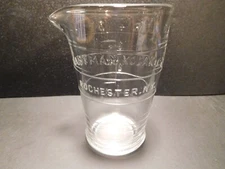 VINTAGE EASTMAN KODAK 4 OUNCE MEASURING GLASS ROCHESTER, NEW YORK