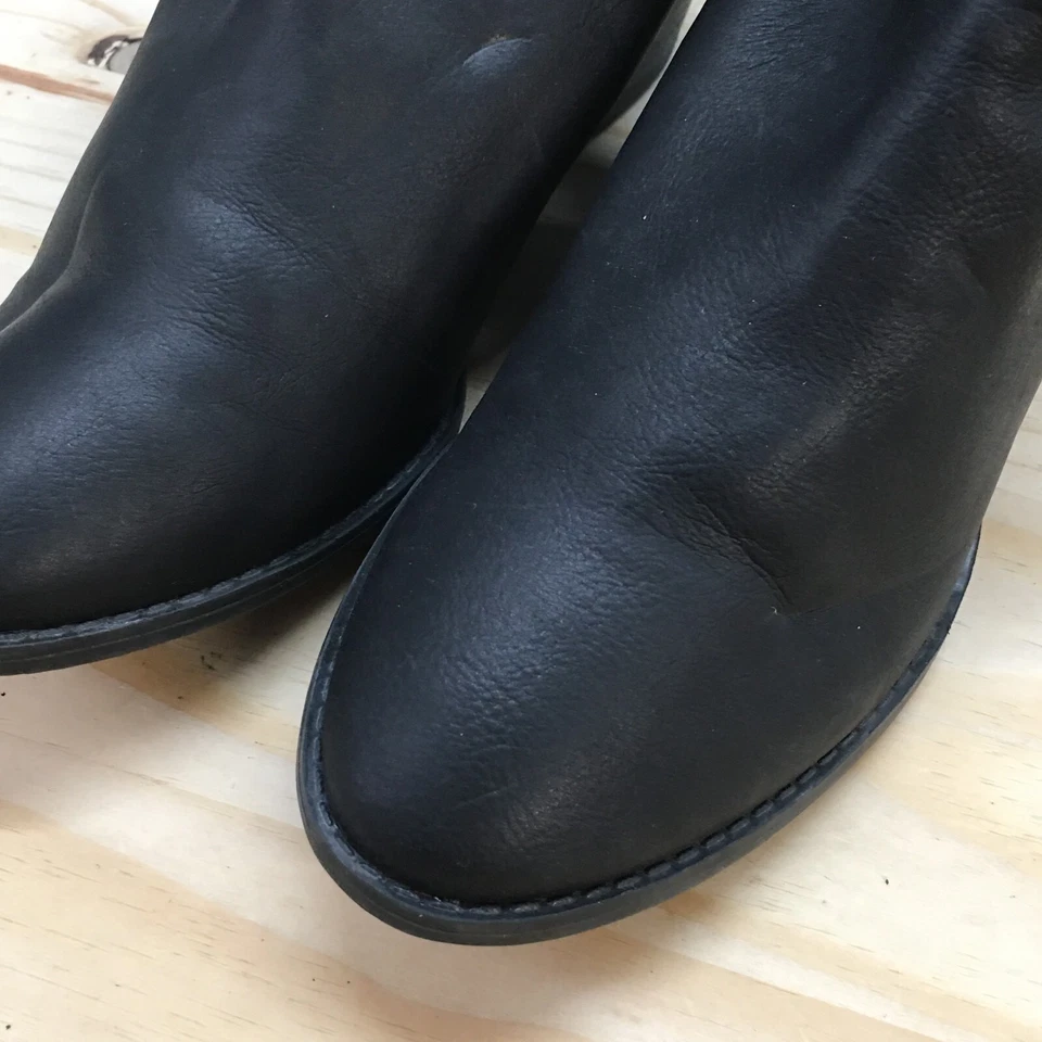 American Eagle Outfitters Cut Out Ankle Bootie Womens 7 Black Block Heel Casual - Image 4 of 4