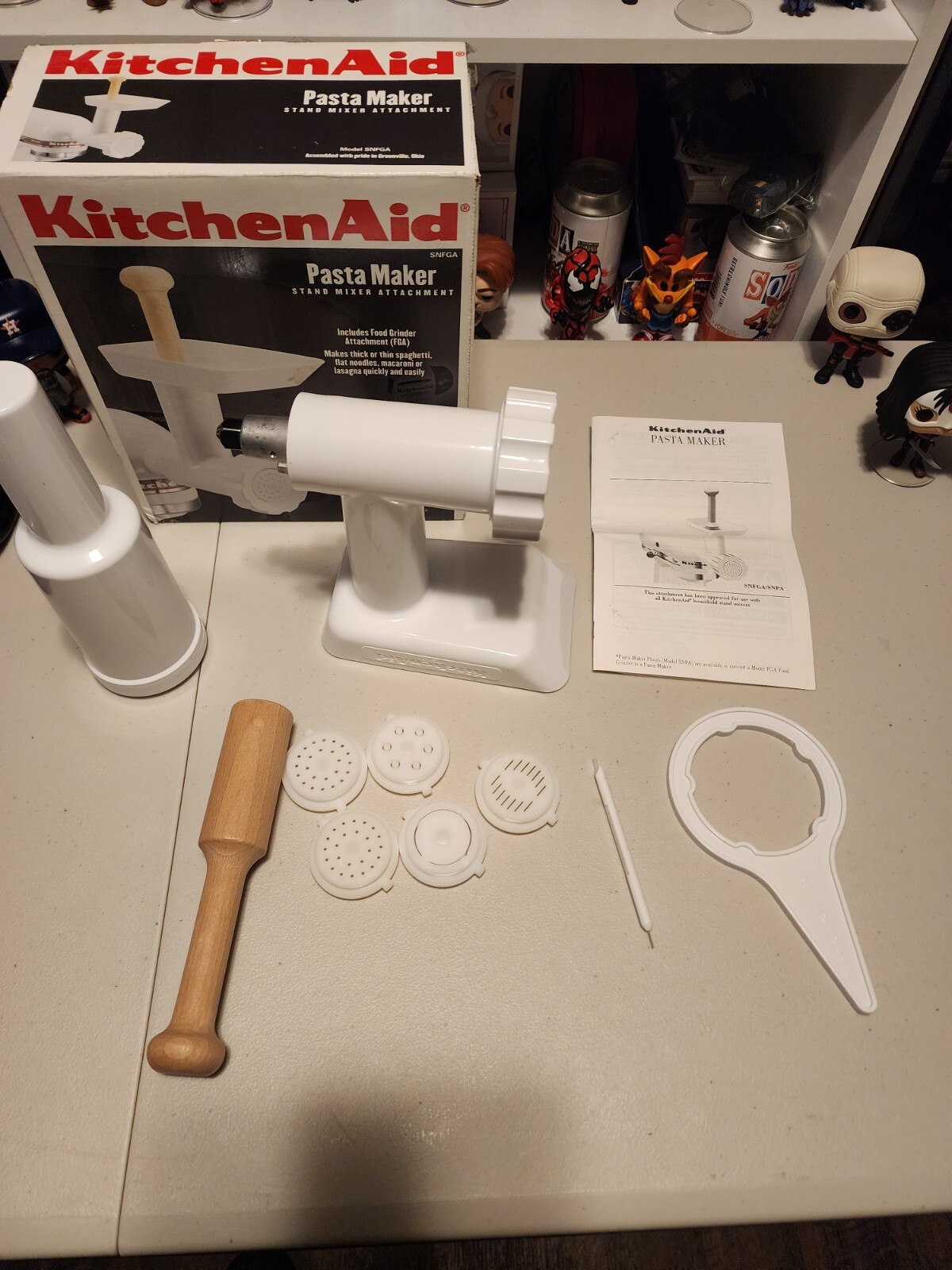 KitchenAid Pasta Maker Attachment SNFGA With Manual READ 50946000237