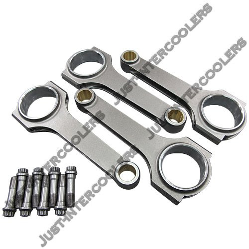 CXRacing H-Beam Conrod Connecting Rods W/ Bolts for Nissan 240SX KA24DE 165mm - Bild 1 von 4