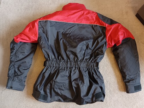 Frank Thomas Aqua Insulated Motorcycle Jacket M With Armour Shoulder Elbow Back - Picture 11 of 16