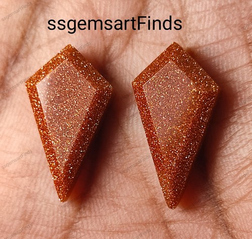 Natural gold Sandstone Faceted kite Shape Loose Gemstone For Making Jewelry - 第 1/10 張圖片