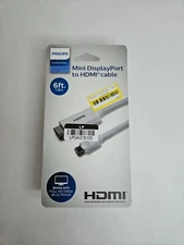 Philips 6' Mini DisplayPort to HDMI Cable - White