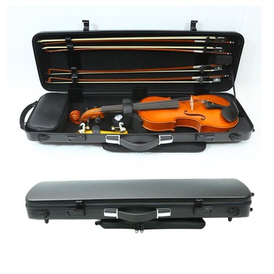 Yinfente New Violin Case 4/4 size Built-in storage bag Removable Music sheet bag