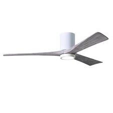 Matthews Fan Company IR3HLK-WH-BW-52 Irene Indoor Ceiling Fan Gloss White Light