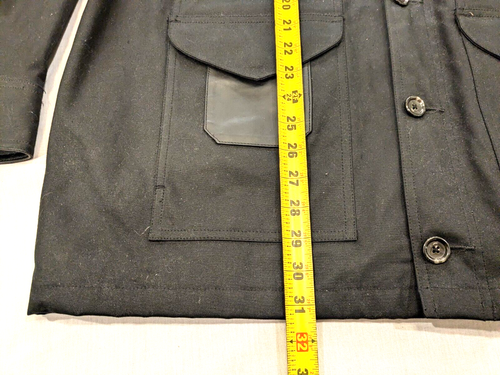 VTG Polo Ralph Lauren Men XL Cotton Waxed/Leather Hunting Shooting Field Jacket - Picture 20 of 24