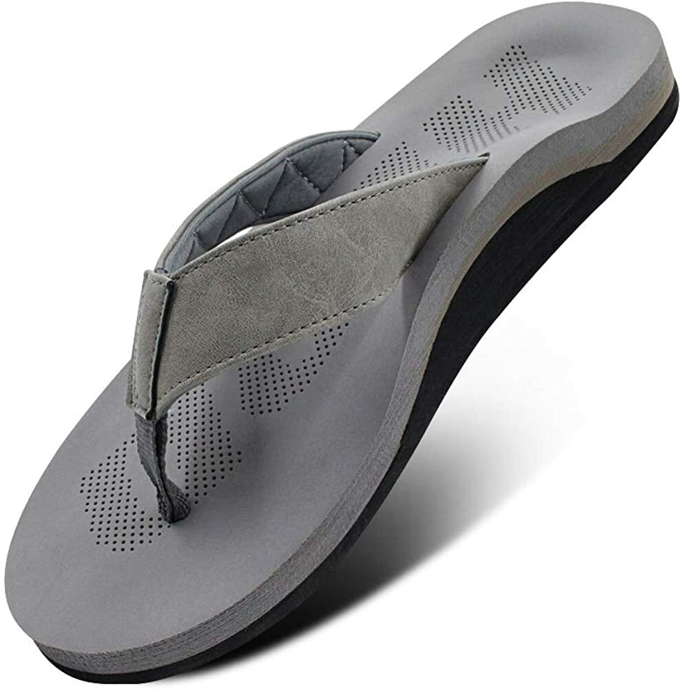 Men Sandals Flip Flop with Orthotic For 