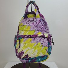 Puma Procat Backpack Purple Multi Color Zip Drawstring Pockets Adjustable Straps