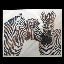 Dimensions Zebra Cross Stitch Kit, 14x11 vtg 1990s Wildlife Animal Safari Africa