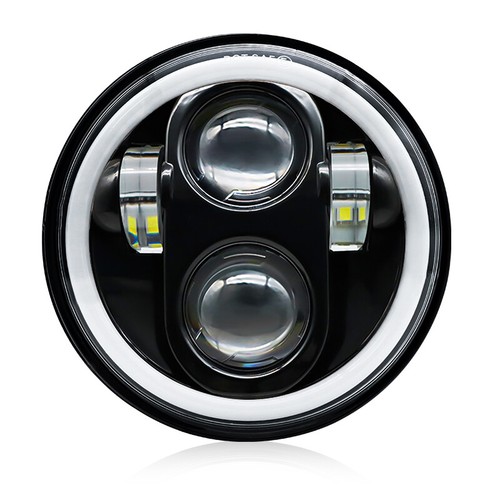 5.75 Zoll Motorrad Hi/Lo LED Scheinwerfer passend für 1997-2015 Jeep Wrangler - Bild 8 von 10