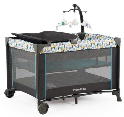Pamo Babe Bassinet Nursery Center Play Yard Crib with Changing