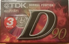TDK D 90 3 Rare Cassette Nuova, Mint, Sigillata