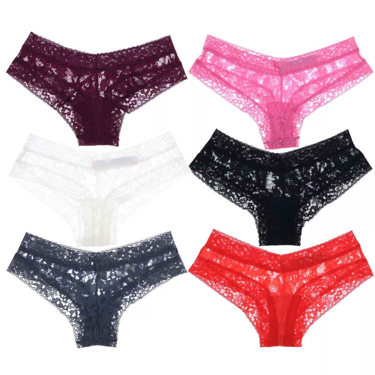 Buy 5-Pack Lace Cheeky Panties - Order PACKAGED-PANTY online 5000008046 - Victoria's  Secret US