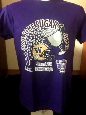 2024 NCAA Sugar Bowl Washington Huskies Pour Some Sugar Short