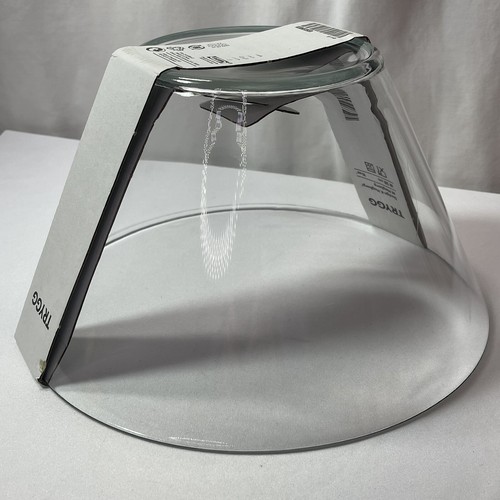 IKEA TRYGG Discontinued 11” Round Glass Serving Salad Bowl K M Hagberg Modern - Picture 6 of 6