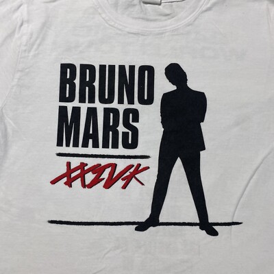 Bruno Mars 24K Magic World Tour Men's M T-Shirt | eBay