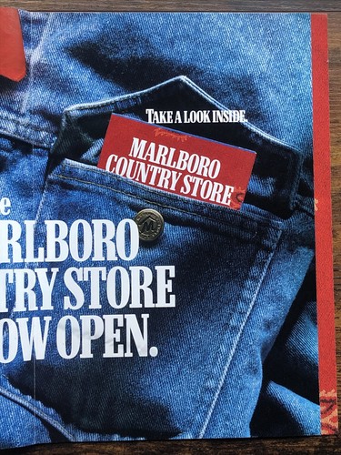 1994 Marlboro Cigarettes Country Store PRINT AD Get Gear 6-pg w Insert VTG 1990s - Picture 3 of 11