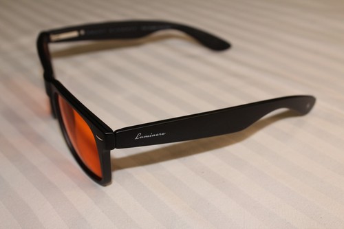 Luminere Sleep Doctor Smart Eyewear Blue Light Blocking Glasses Orange Lenses - Picture 5 of 13