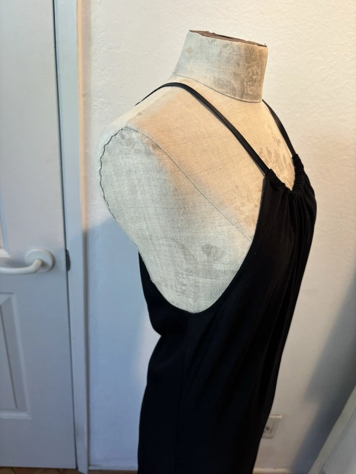 Vestido halter Valentino ROMA con corbata de cuero talla 44/10, mediano  Foto 3 de 4